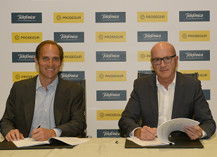 Prosegur y Telefónica se alían para gestionar de forma conjunta el negocio de Alarmas en España telefonica