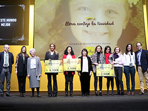 Prosegur celebra la confianza de sus clientes con una donación de 16.500 euros a tres causas solidarias NP Campana solidaria