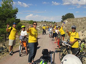 Voluntarios de Prosegur acompañaron a jóvenes con discapacidad en una jornada de ciclismo adaptado Voluntarios de Prosegur acompañaron a jóvenes con discapacidad en una jornada de ciclismo adaptado